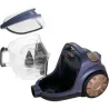 Adler Cyclone Vacuum Cleaner | AD 7076 | Bagless | Power 3000 W | Dust capacity 3.5 L | Violet