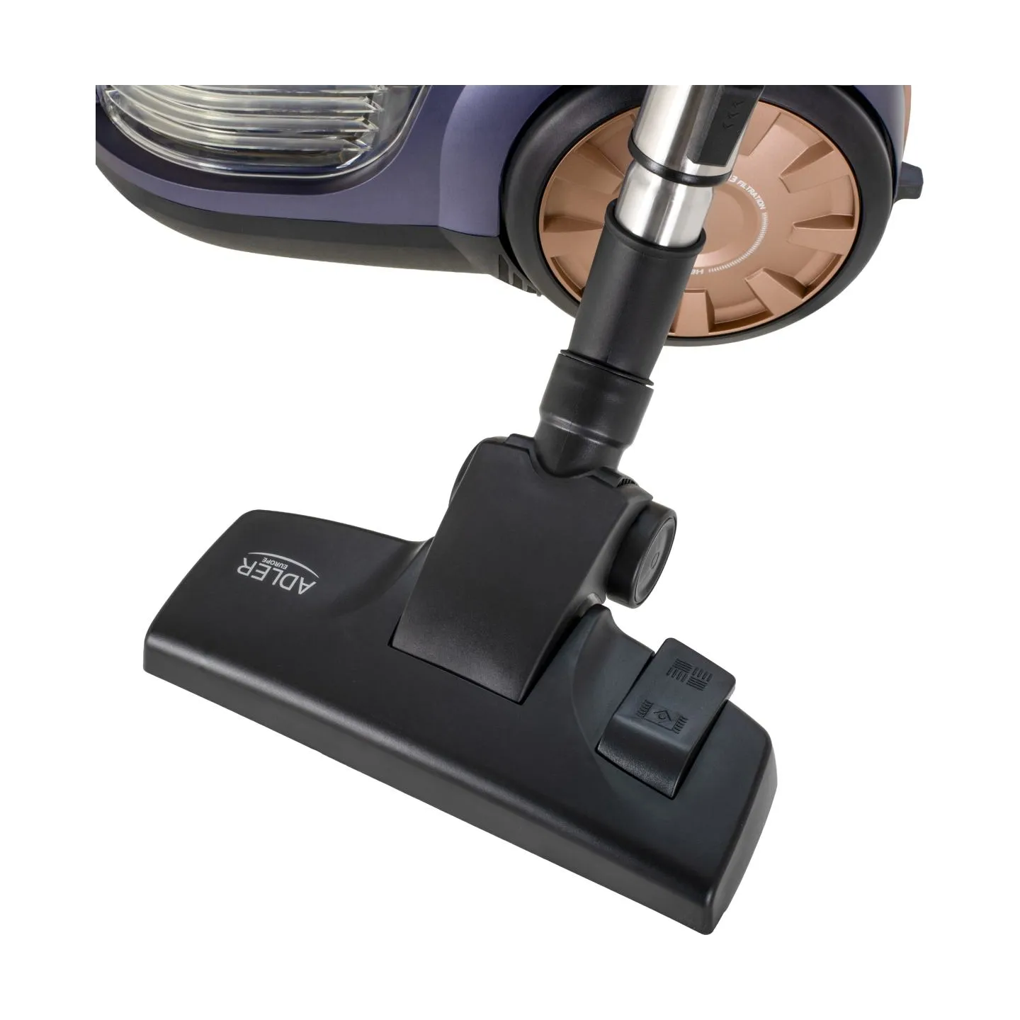 Adler Cyclone Vacuum Cleaner | AD 7076 | Bagless | Power 3000 W | Dust capacity 3.5 L | Violet