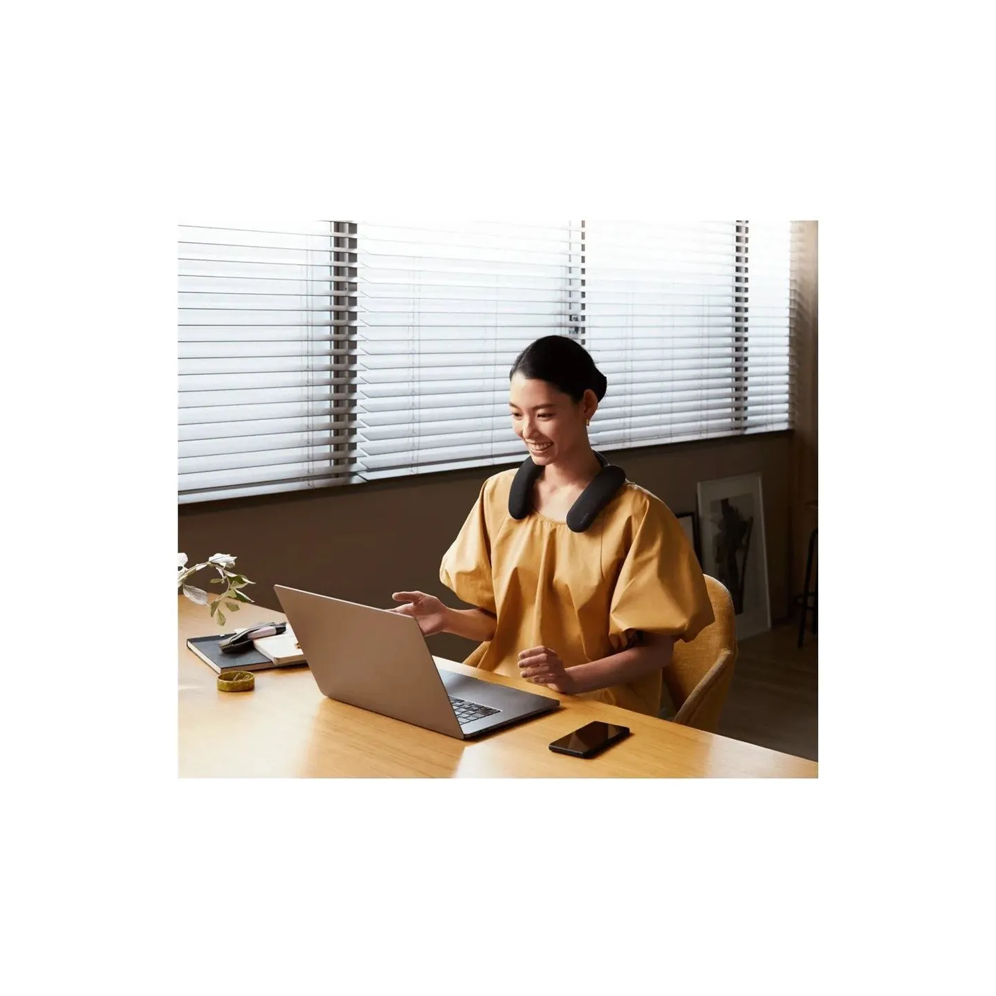Sony Wireless Neckband Speaker | HT-AN7 Bravia Theatre U | Waterproof | Bluetooth | Black | Portable | Wireless connection