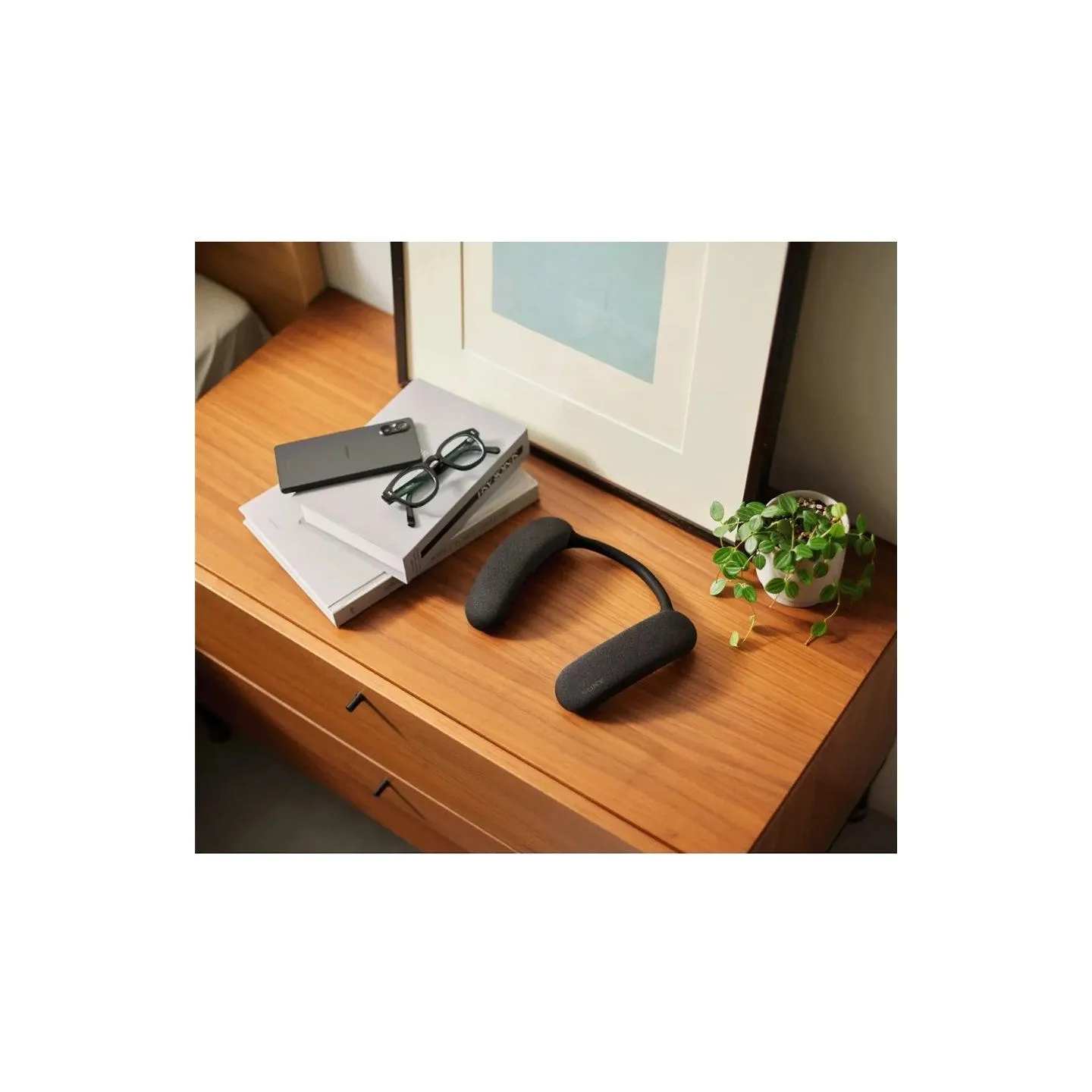 Sony Wireless Neckband Speaker | HT-AN7 Bravia Theatre U | Waterproof | Bluetooth | Black | Portable | Wireless connection