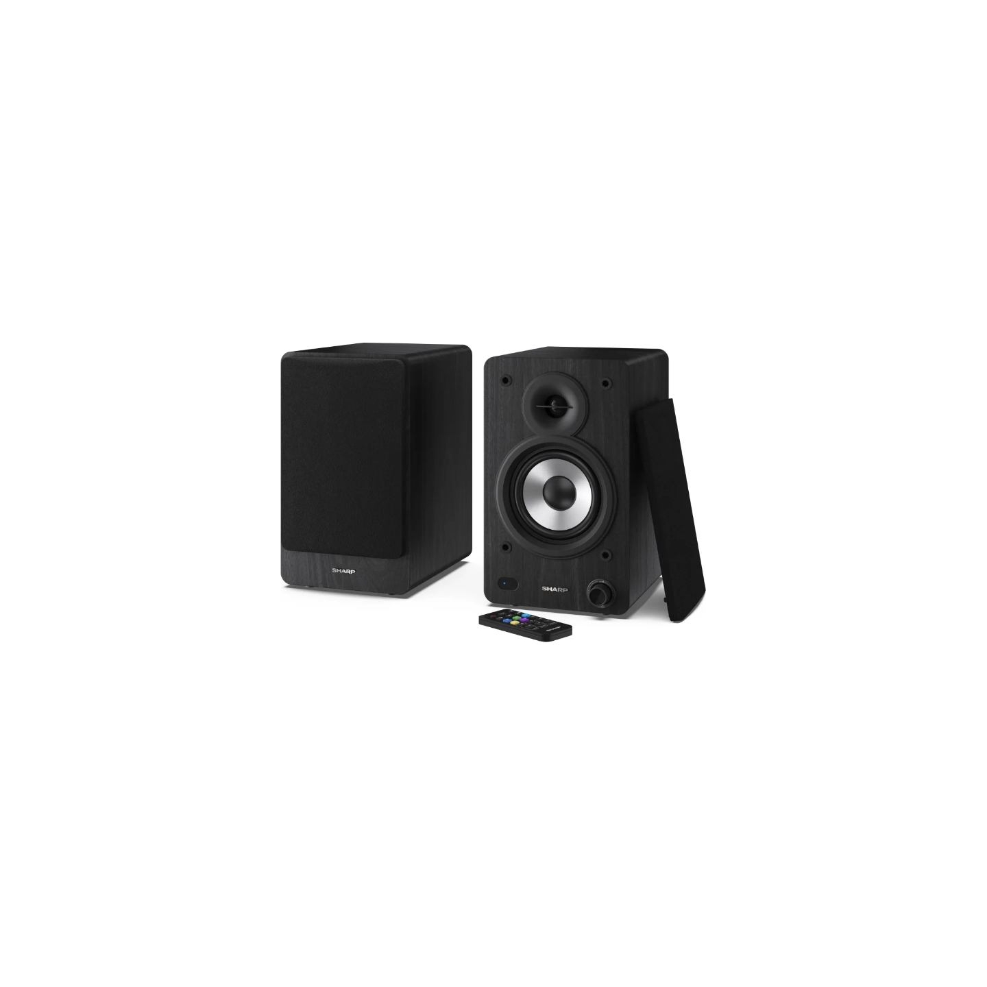 Sharp CP-SS30 Bookshelf Speakers, Black | Sharp | Speakers | CP-SS30(BK) Bookshelf | 60 W | Bluetooth | Wireless connection | Bl
