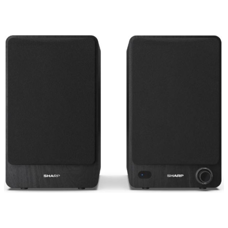 Sharp CP-SS30 Bookshelf Speakers, Black | Sharp | Speakers | CP-SS30(BK) Bookshelf | 60 W | Bluetooth | Wireless connection | Bl