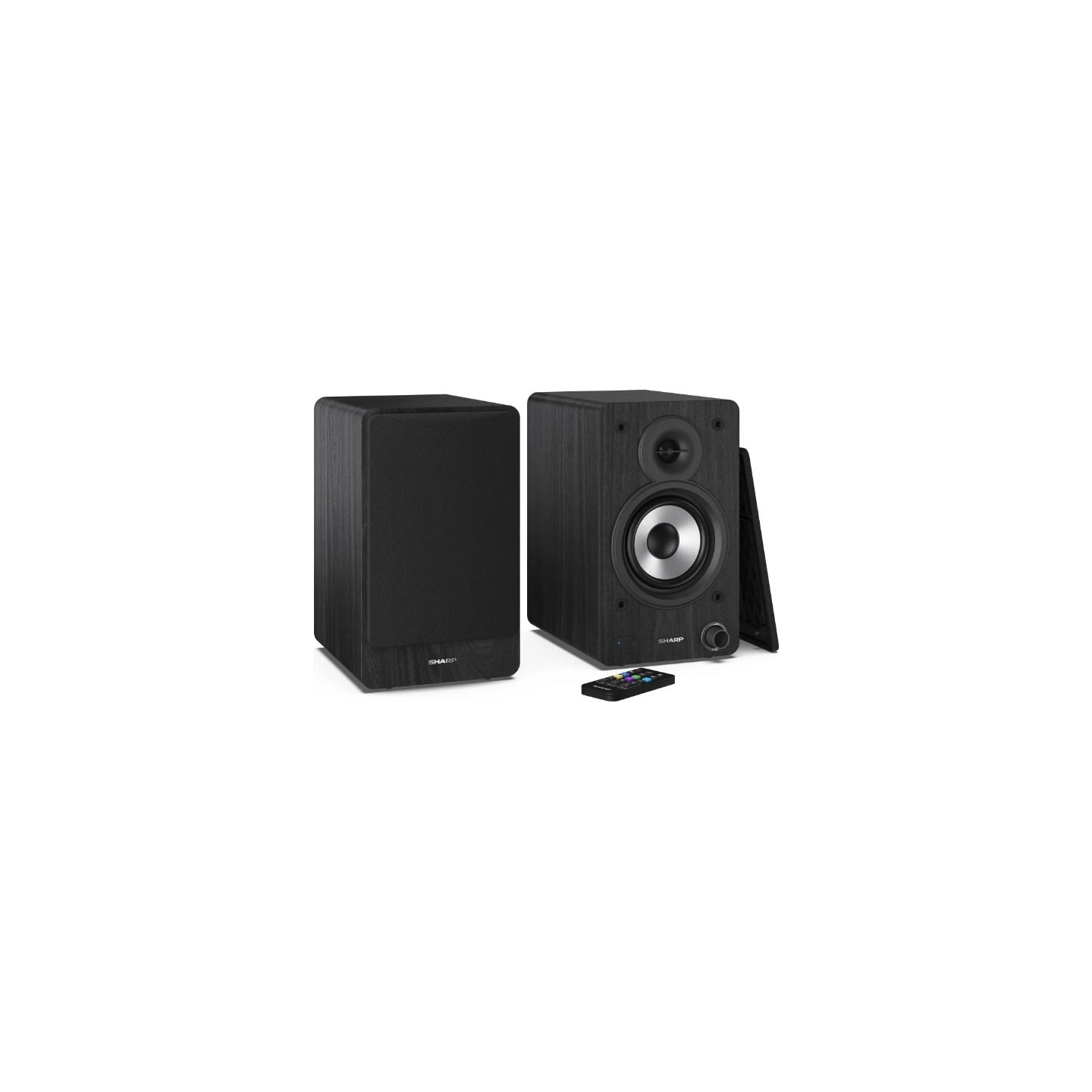 Sharp CP-SS30 Bookshelf Speakers, Black | Sharp | Speakers | CP-SS30(BK) Bookshelf | 60 W | Bluetooth | Wireless connection | Bl
