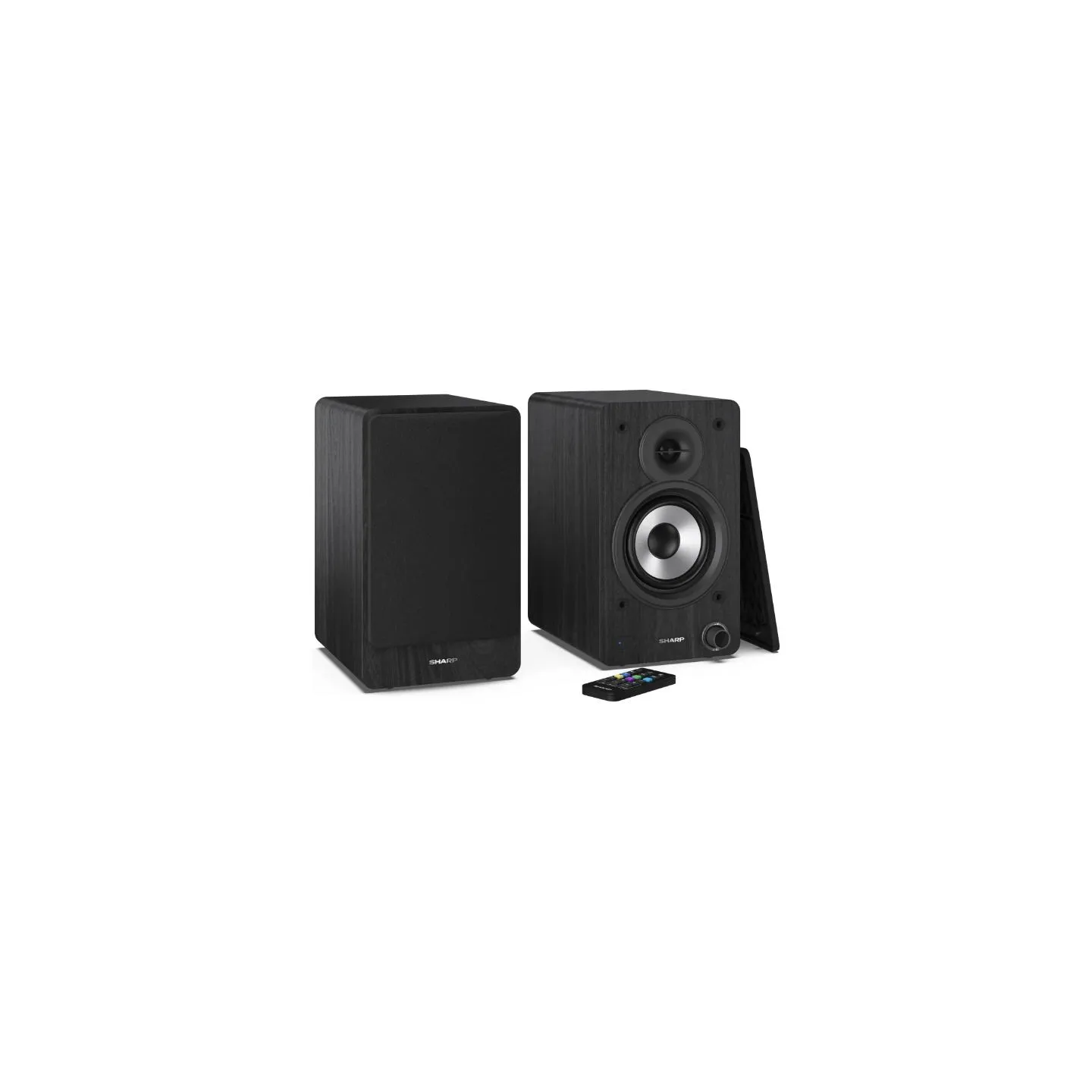 Sharp CP-SS30 Bookshelf Speakers, Black | Sharp | Speakers | CP-SS30(BK) Bookshelf | 60 W | Bluetooth | Wireless connection | Bl