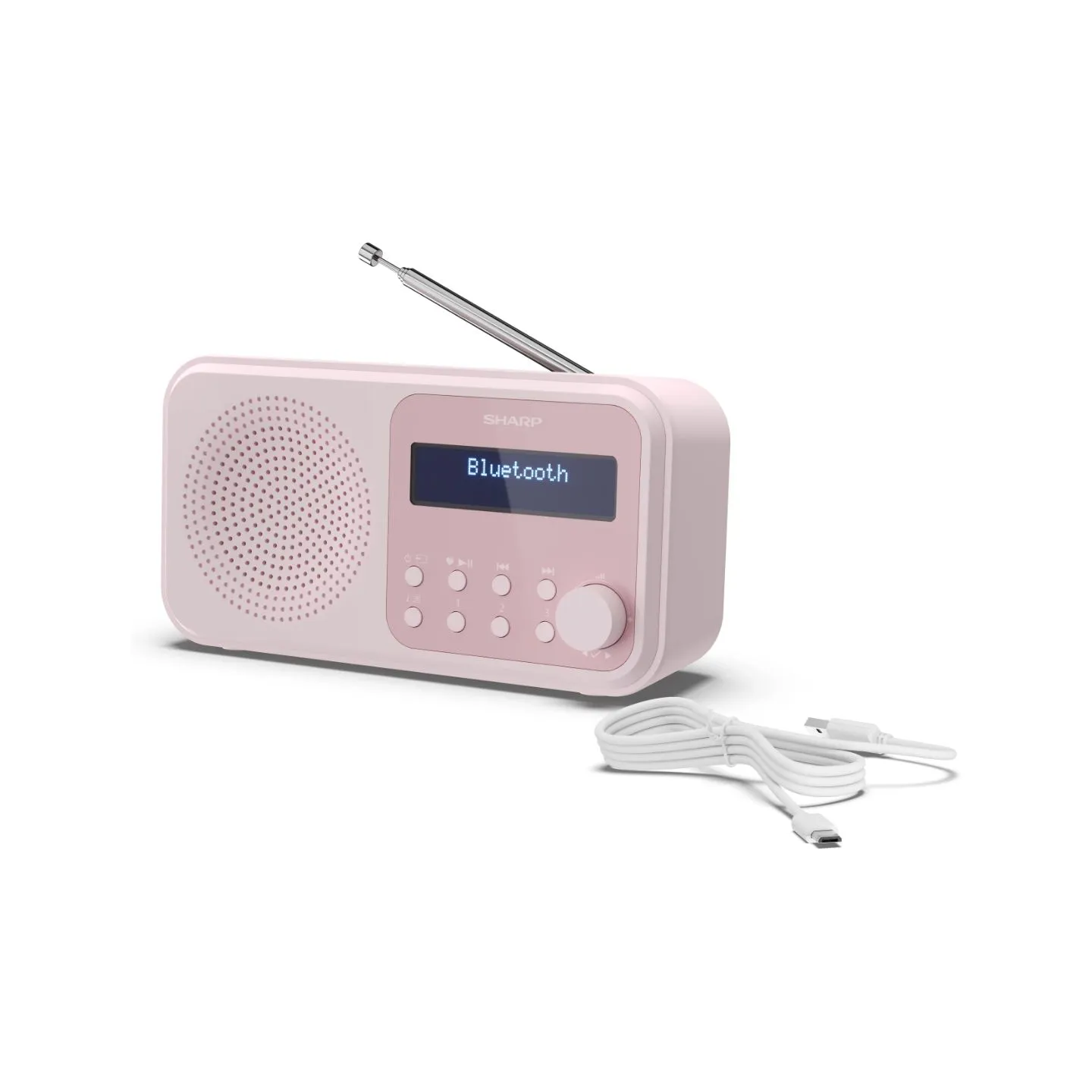 Sharp | Tokyo Digital Radio | DR-P420(PK) | Bluetooth | Wireless connection | Portable | Pink