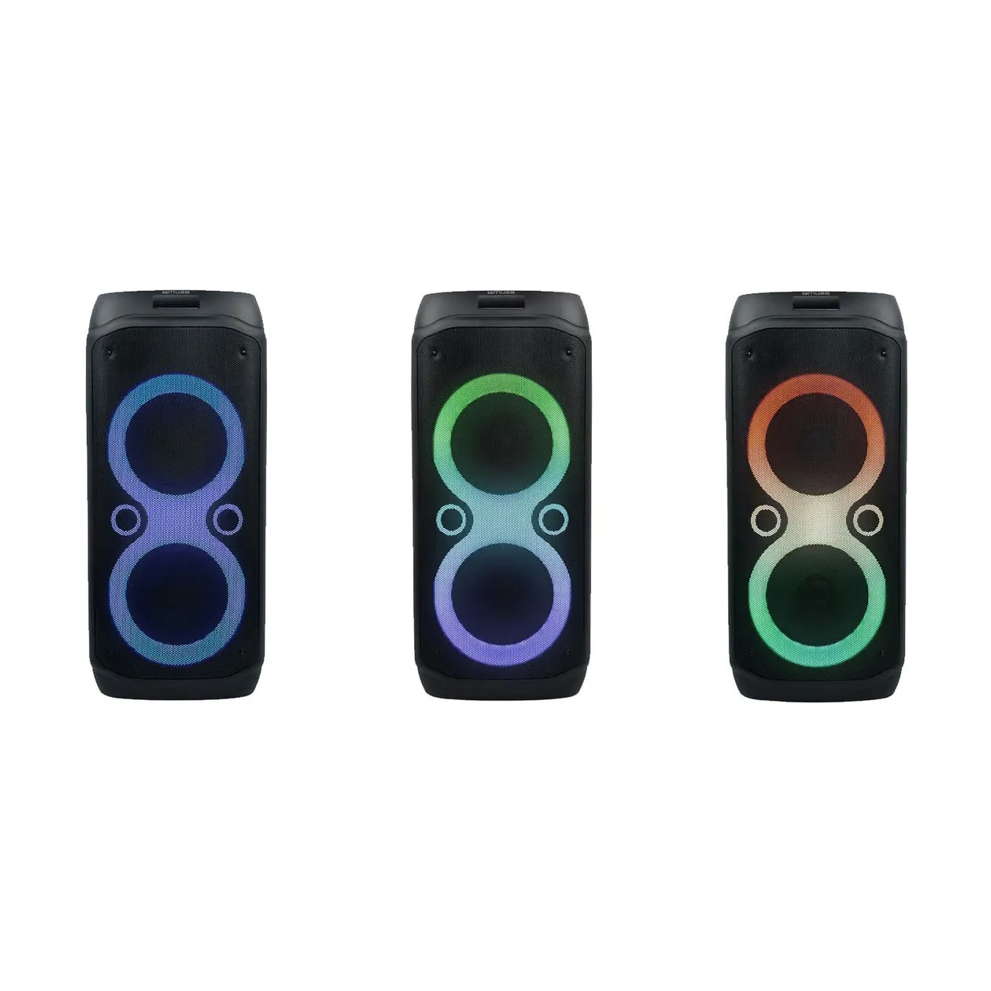 Muse | Party Box Speaker | M-1937 DJ | 600 W | Bluetooth | Black | Portable | Wireless connection