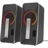 Genesis | Computer Speaker | Helium 100BT RGB | Bluetooth | Silver/Black | Gaming Speakers | Wireless connection