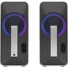 Genesis | Computer Speaker | Helium 100BT RGB | Bluetooth | Silver/Black | Gaming Speakers | Wireless connection