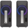 Genesis | Computer Speaker | Helium 100BT RGB | Bluetooth | Silver/Black | Gaming Speakers | Wireless connection