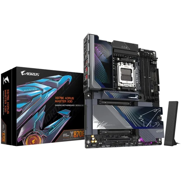 Gigabyte Mainboard|GIGABYTE|AMD X870E|Socket AM5|ATX|RAM DDR5-SDRAM|4xSlots|Wi-Fi Yes|Bluetooth Yes|5xNumber of M.2 (M) slots|GI