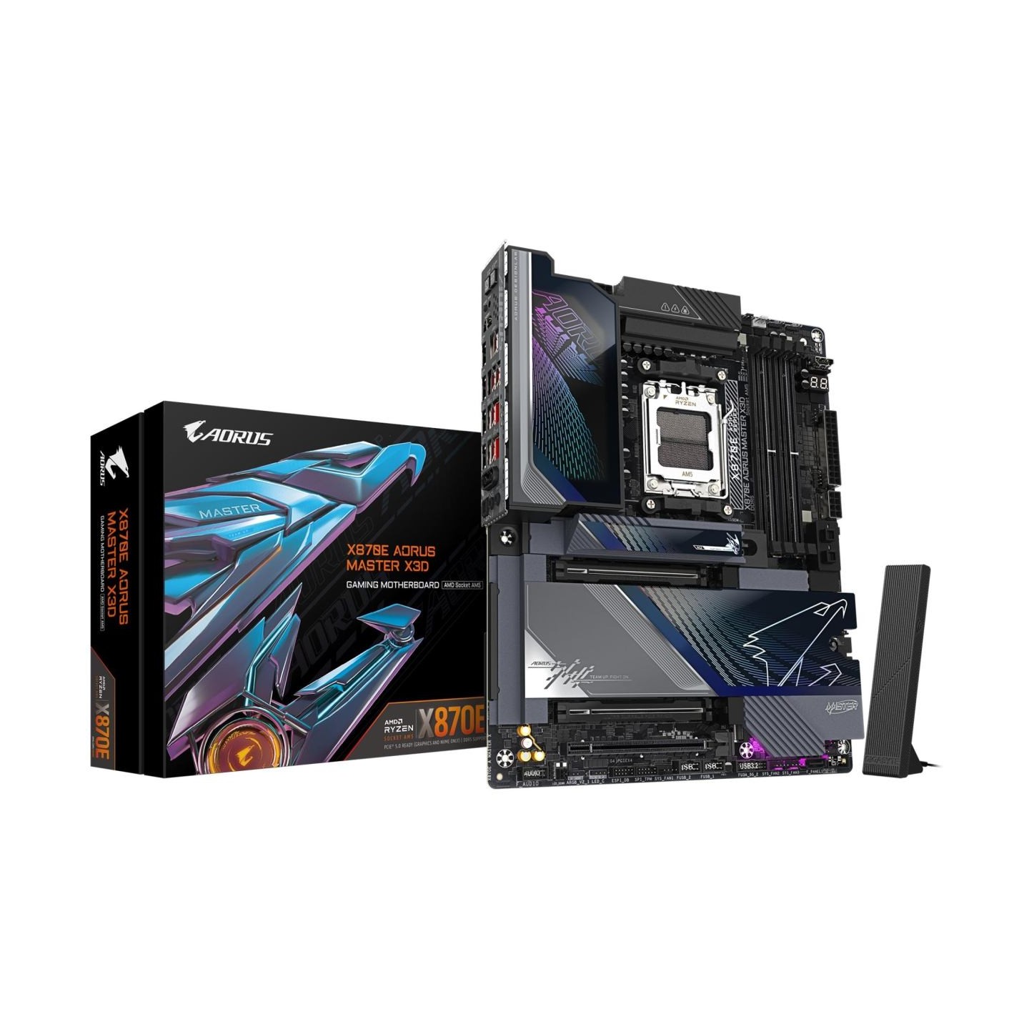 Gigabyte Mainboard|GIGABYTE|AMD X870E|Socket AM5|ATX|RAM DDR5-SDRAM|4xSlots|Wi-Fi Yes|Bluetooth Yes|5xNumber of M.2 (M) slots|GI