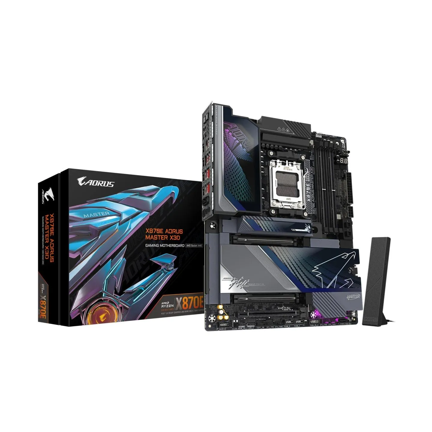 Gigabyte Mainboard|GIGABYTE|AMD X870E|Socket AM5|ATX|RAM DDR5-SDRAM|4xSlots|Wi-Fi Yes|Bluetooth Yes|5xNumber of M.2 (M) slots|GI