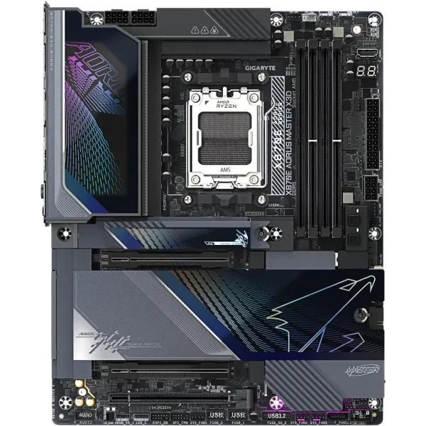 Gigabyte Mainboard|GIGABYTE|AMD X870E|Socket AM5|ATX|RAM DDR5-SDRAM|4xSlots|Wi-Fi Yes|Bluetooth Yes|5xNumber of M.2 (M) slots|GI