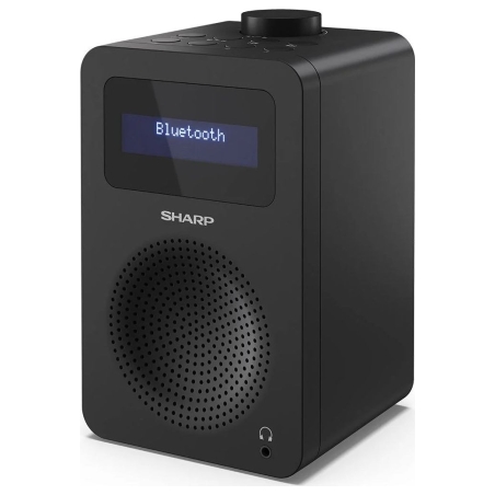 Sharp DR-430(BK) Digital Radio, FM/DAB/DAB+, Bluetooth 5.0, Midnight Black | Sharp | Digital Radio | DR-430(BK) | Bluetooth | Mi