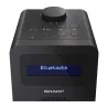Sharp DR-430(BK) Digital Radio, FM/DAB/DAB+, Bluetooth 5.0, Midnight Black | Sharp | Digital Radio | DR-430(BK) | Bluetooth | Mi