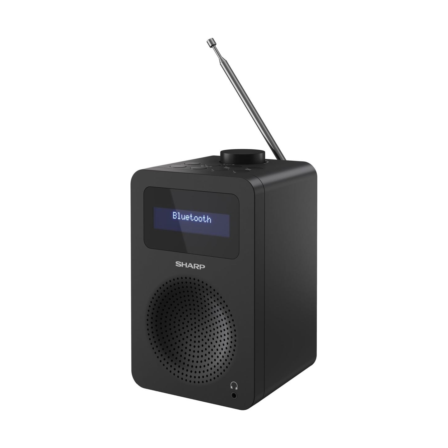 Sharp DR-430(BK) Digital Radio, FM/DAB/DAB+, Bluetooth 5.0, Midnight Black | Sharp | Digital Radio | DR-430(BK) | Bluetooth | Mi