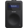 Sharp DR-430(BK) Digital Radio, FM/DAB/DAB+, Bluetooth 5.0, Midnight Black | Sharp | Digital Radio | DR-430(BK) | Bluetooth | Mi