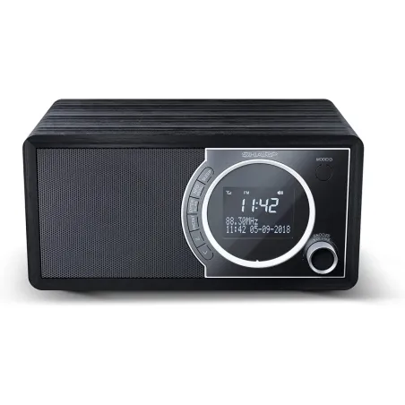 Sharp DR-450(BK) Digital Radio, FM/DAB/DAB+, Bluetooth 4.2, Alarm function, Midnight Black | Sharp | Digital Radio | DR-450(BK) 