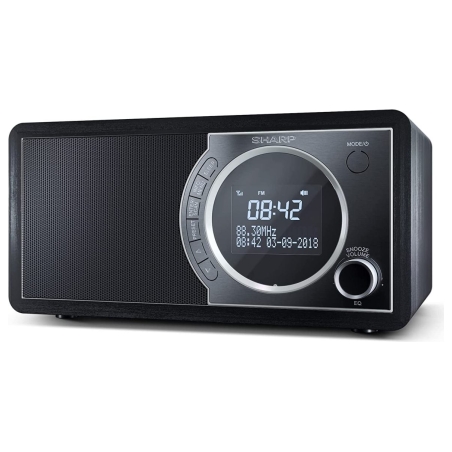 Sharp DR-450(BK) Digital Radio, FM/DAB/DAB+, Bluetooth 4.2, Alarm function, Midnight Black | Sharp | Digital Radio | DR-450(BK) 