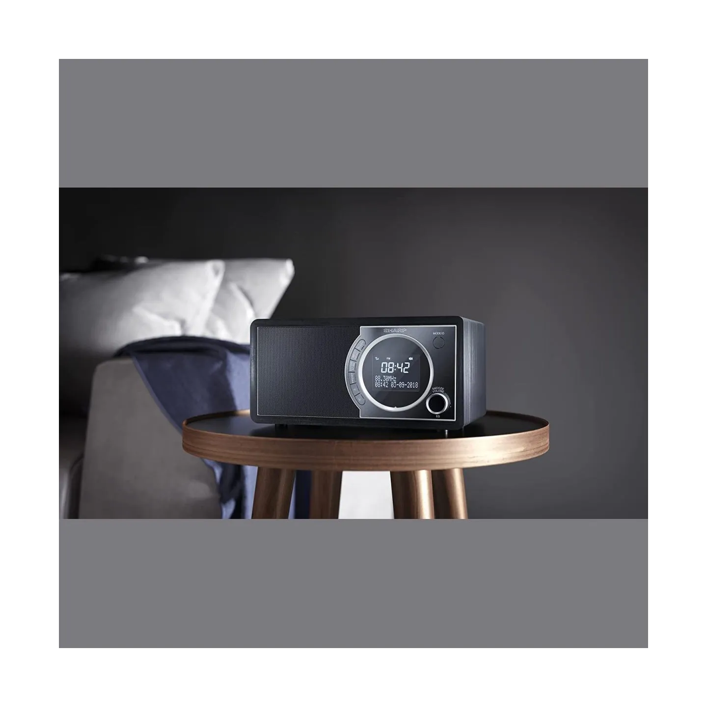 Sharp DR-450(BK) Digital Radio, FM/DAB/DAB+, Bluetooth 4.2, Alarm function, Midnight Black | Sharp | Digital Radio | DR-450(BK) 