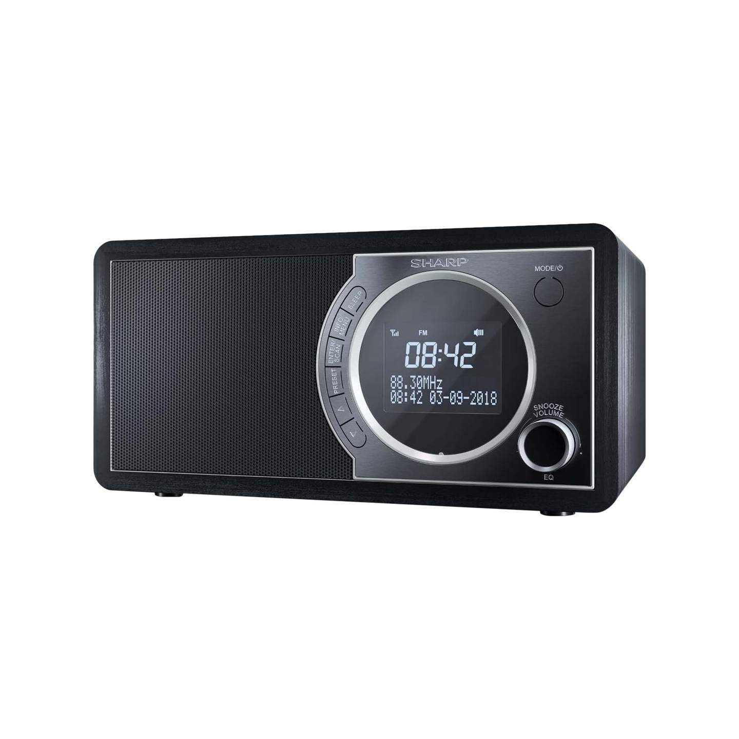 Sharp DR-450(BK) Digital Radio, FM/DAB/DAB+, Bluetooth 4.2, Alarm function, Midnight Black | Sharp | Digital Radio | DR-450(BK) 