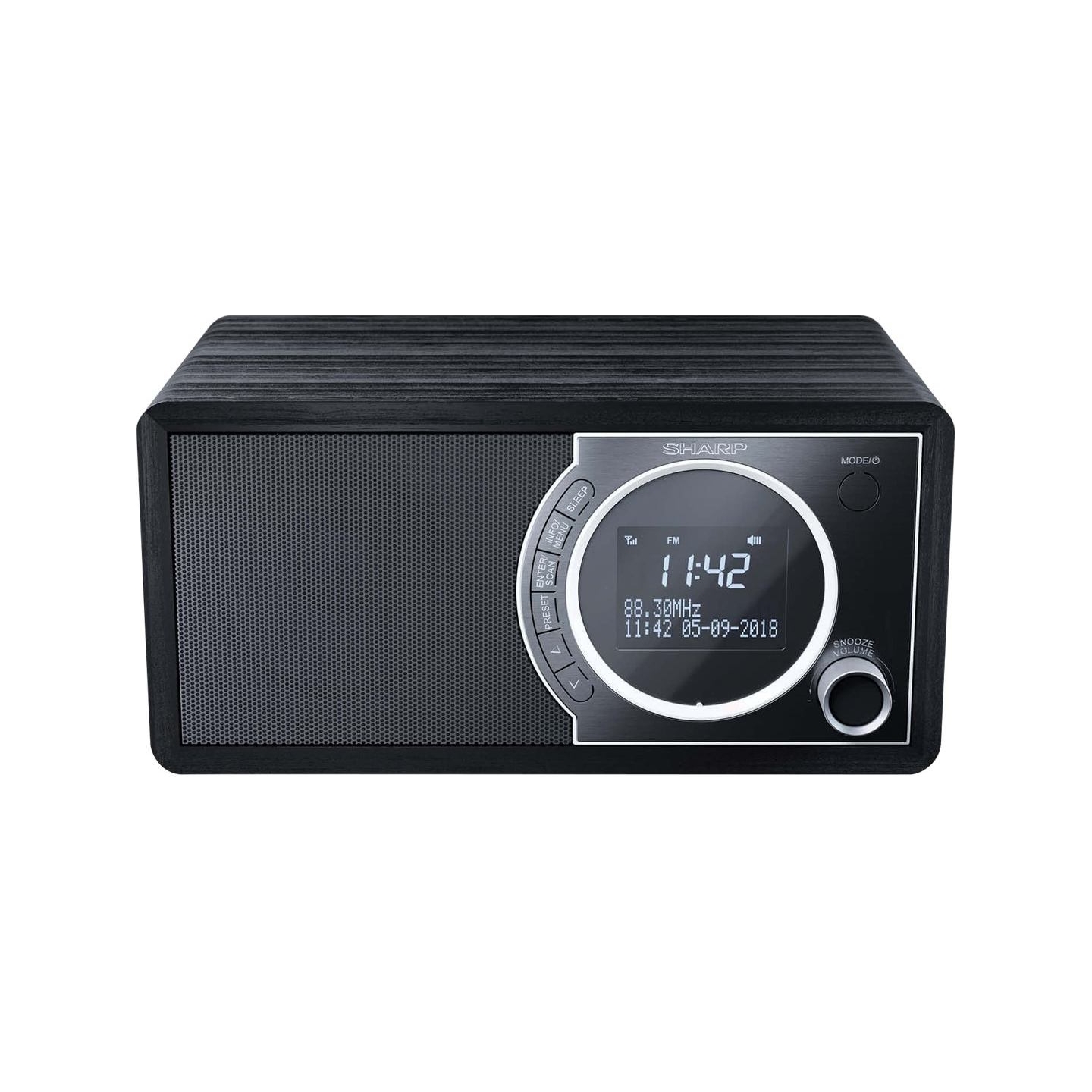 Sharp DR-450(BK) Digital Radio, FM/DAB/DAB+, Bluetooth 4.2, Alarm function, Midnight Black | Sharp | Digital Radio | DR-450(BK) 