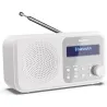 Sharp DR-P420(WH) Tokyo Portable Digital Radio, FM/DAB/DAB+, Bluetooth 5.0, USB or Battery Powered, Snowy White | Sharp | Tokyo 