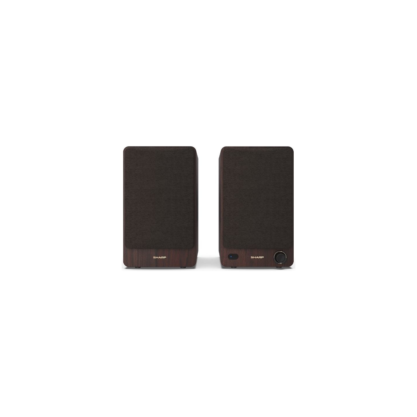 Sharp CP-SS30 Bookshelf Speakers, Brown | Sharp | Speakers | CP-SS30(BR) Bookshelf | 60 W | Bluetooth | Brown | Wireless connect