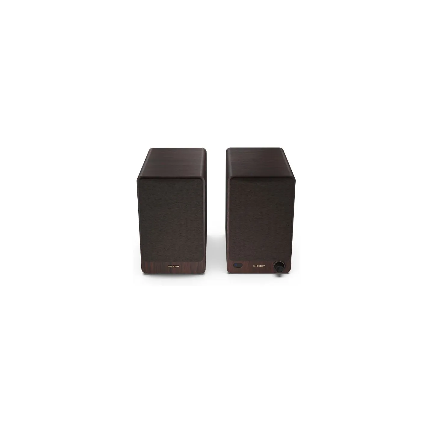 Sharp CP-SS30 Bookshelf Speakers, Brown | Sharp | Speakers | CP-SS30(BR) Bookshelf | 60 W | Bluetooth | Brown | Wireless connect