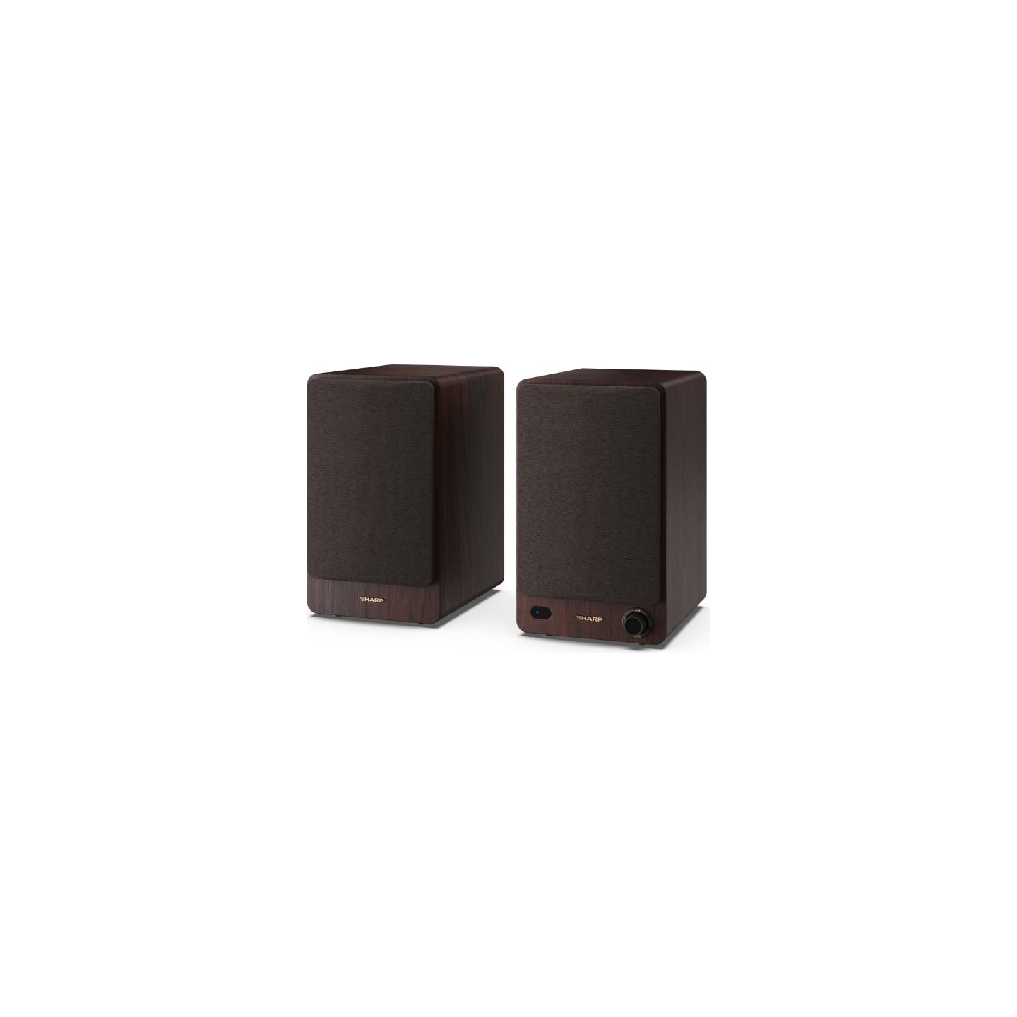 Sharp CP-SS30 Bookshelf Speakers, Brown | Sharp | Speakers | CP-SS30(BR) Bookshelf | 60 W | Bluetooth | Brown | Wireless connect