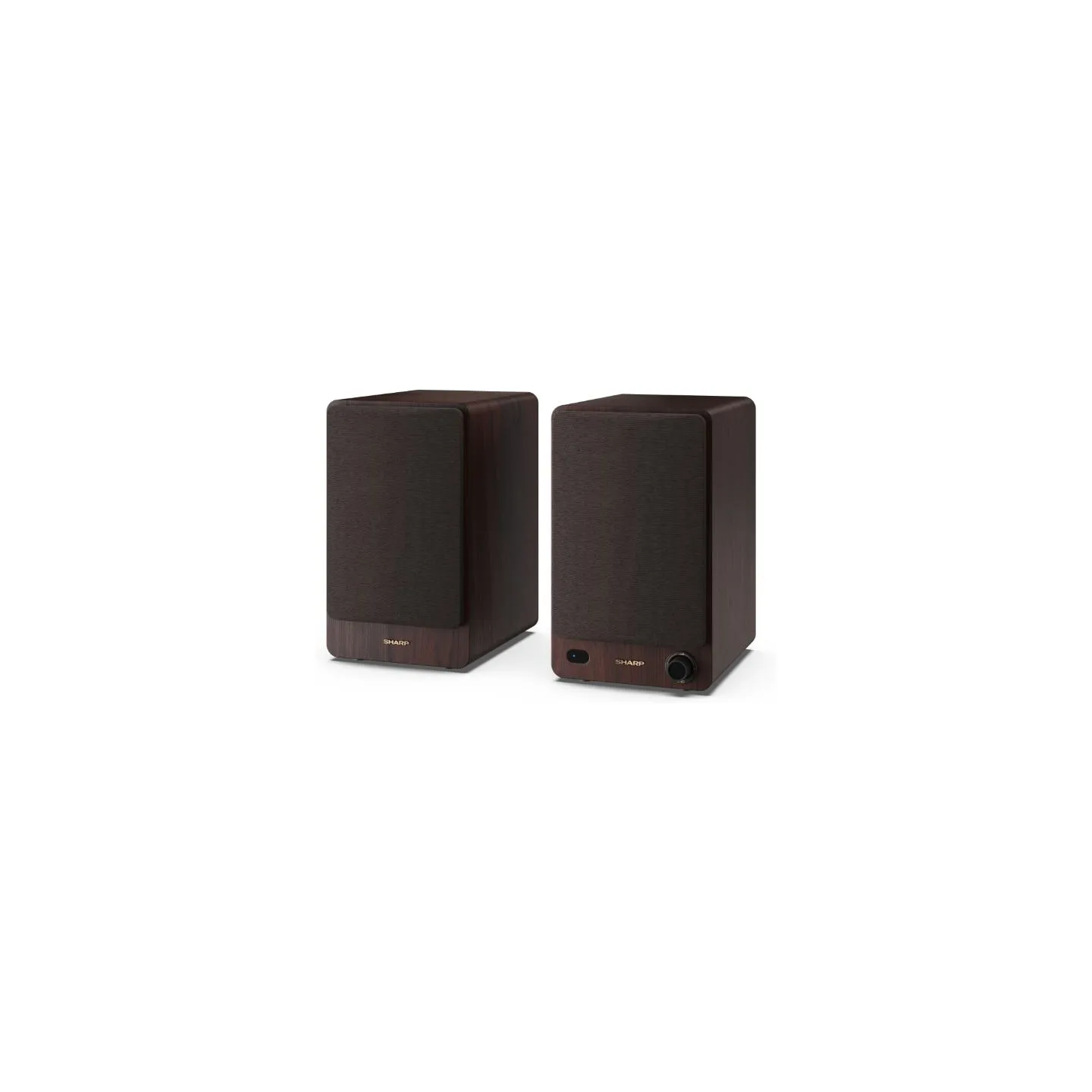 Sharp CP-SS30 Bookshelf Speakers, Brown | Sharp | Speakers | CP-SS30(BR) Bookshelf | 60 W | Bluetooth | Brown | Wireless connect