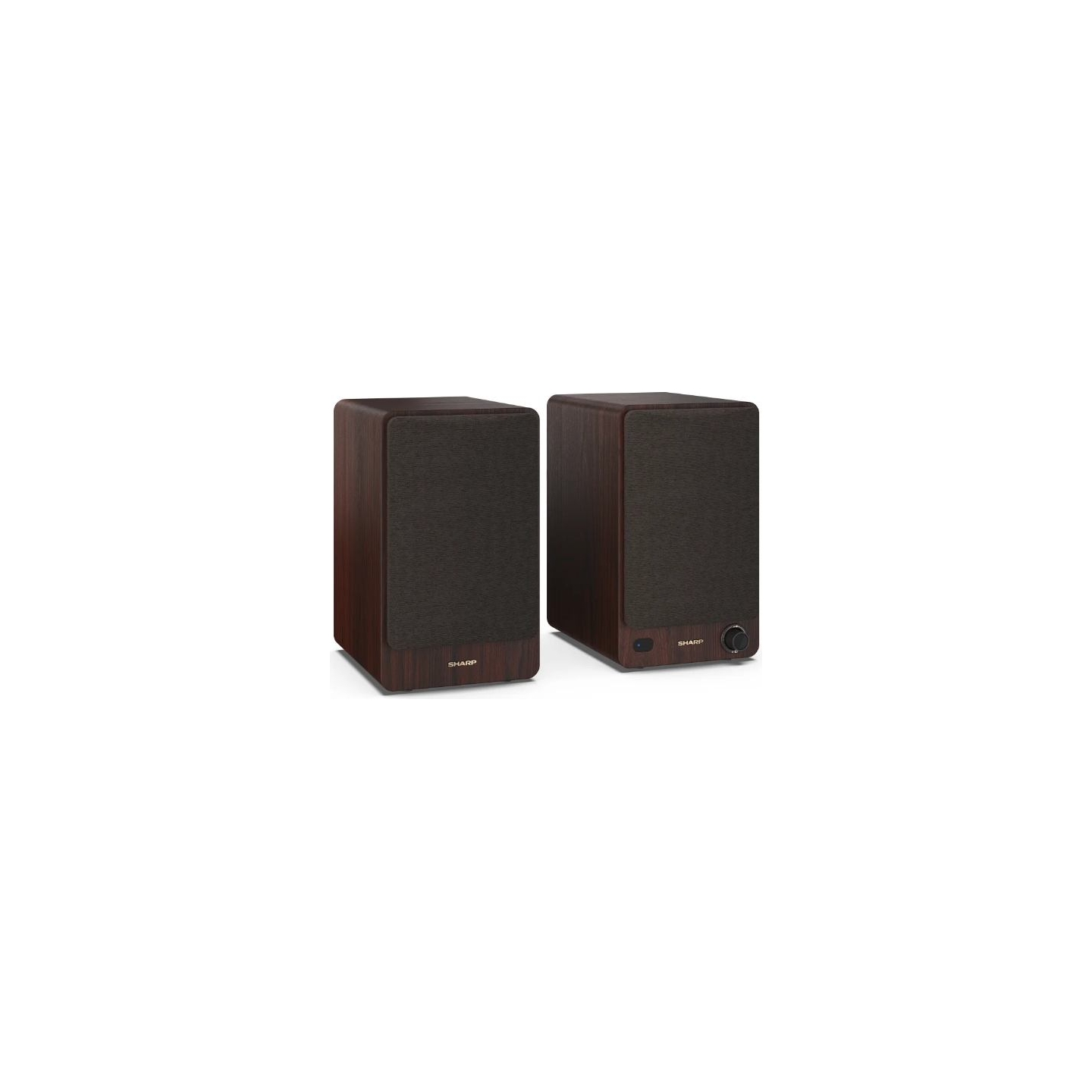 Sharp CP-SS30 Bookshelf Speakers, Brown | Sharp | Speakers | CP-SS30(BR) Bookshelf | 60 W | Bluetooth | Brown | Wireless connect
