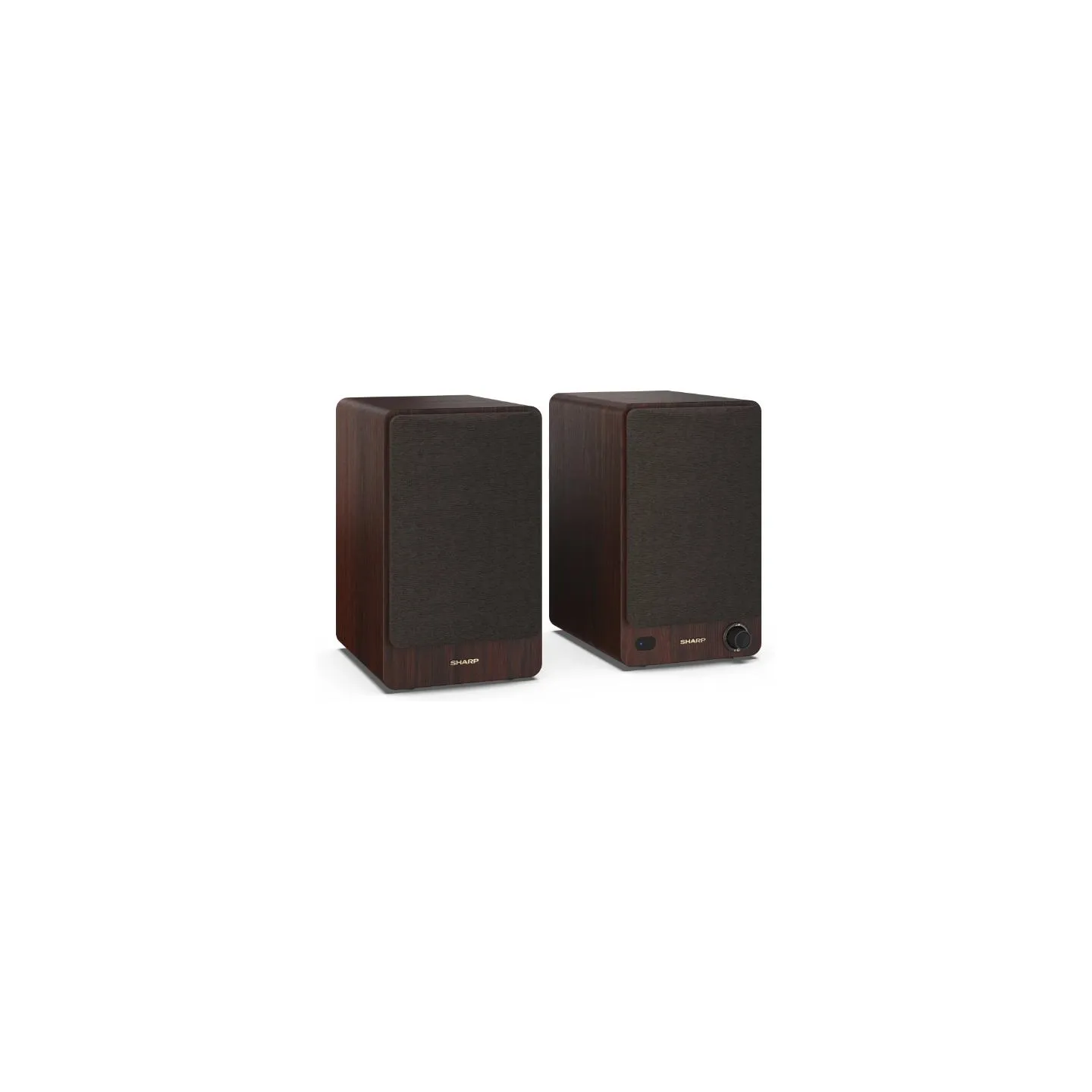 Sharp CP-SS30 Bookshelf Speakers, Brown | Sharp | Speakers | CP-SS30(BR) Bookshelf | 60 W | Bluetooth | Brown | Wireless connect