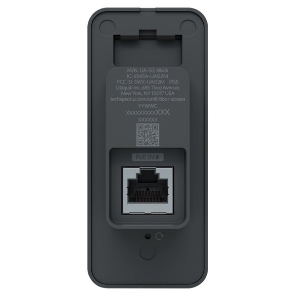 Ubiquiti Compact, second-generation NFC card reader and request-to-exit device that supports hand-wave door unlocking.