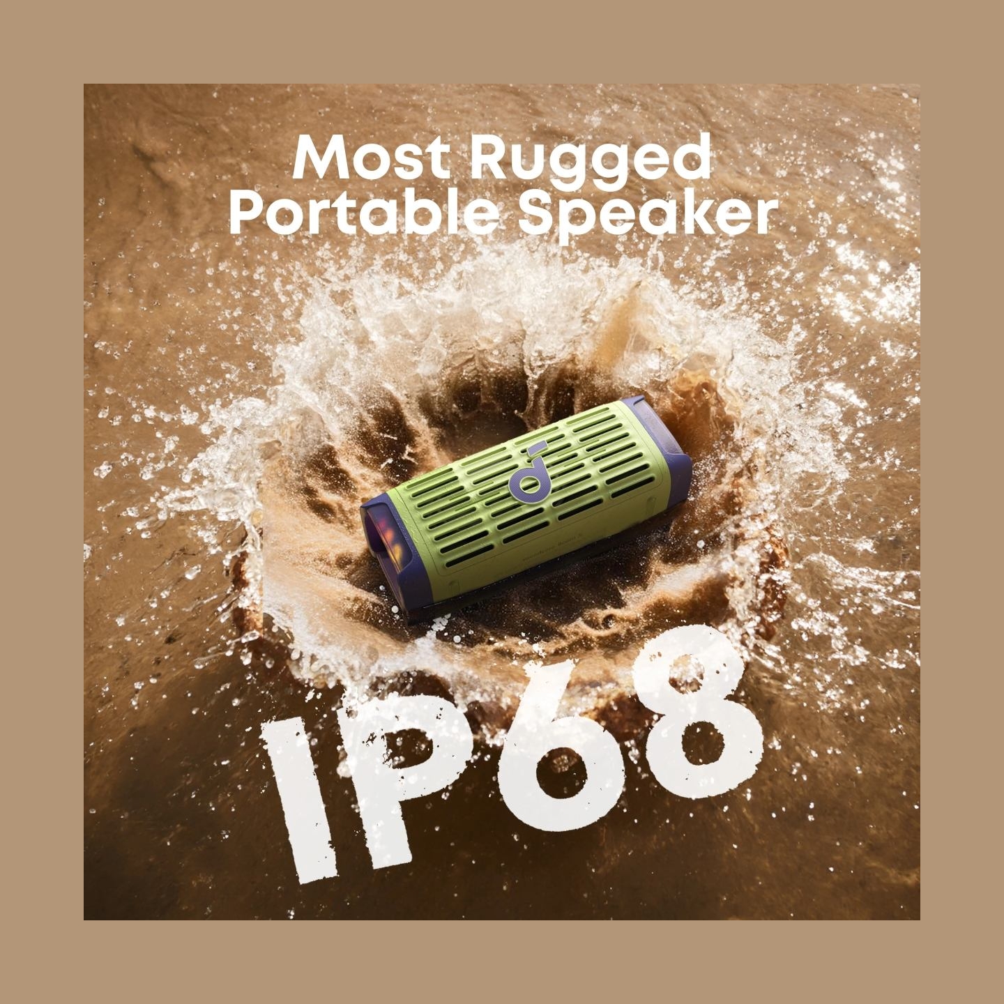 Anker Soundcore Speaker | Boom 3i | 50 W | Waterproof | Bluetooth | Green | Portable | Wireless connection