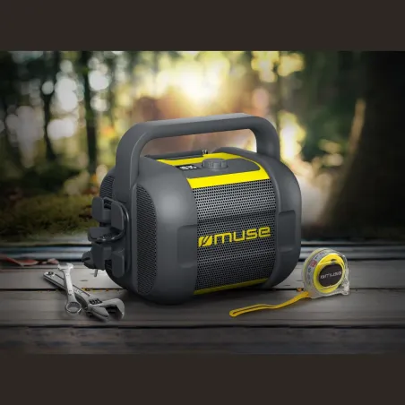 Muse | Jobsite Radio | M-968 BTY | 40 W | Waterproof | Bluetooth | Black/Yellow | NFC features | Portable | Wireless connection