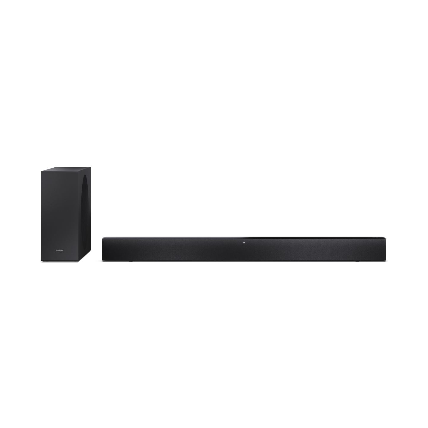 Sharp 2.1 Dolby Atmos/DTS Virtual:X Soundbar with Slim Wireless Subwoofer | HT-SBW310 | 330 W | Bluetooth | Black | Wireless con