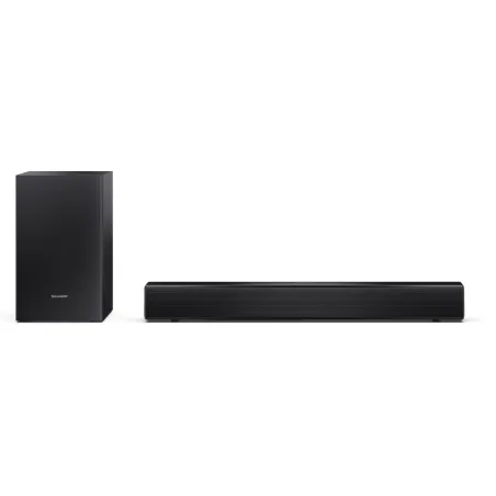 Sharp Compact 2.1 Soundbar with Wireless Subwoofer | HT-SBW121 | 240 W | Bluetooth | Black | Wireless connection