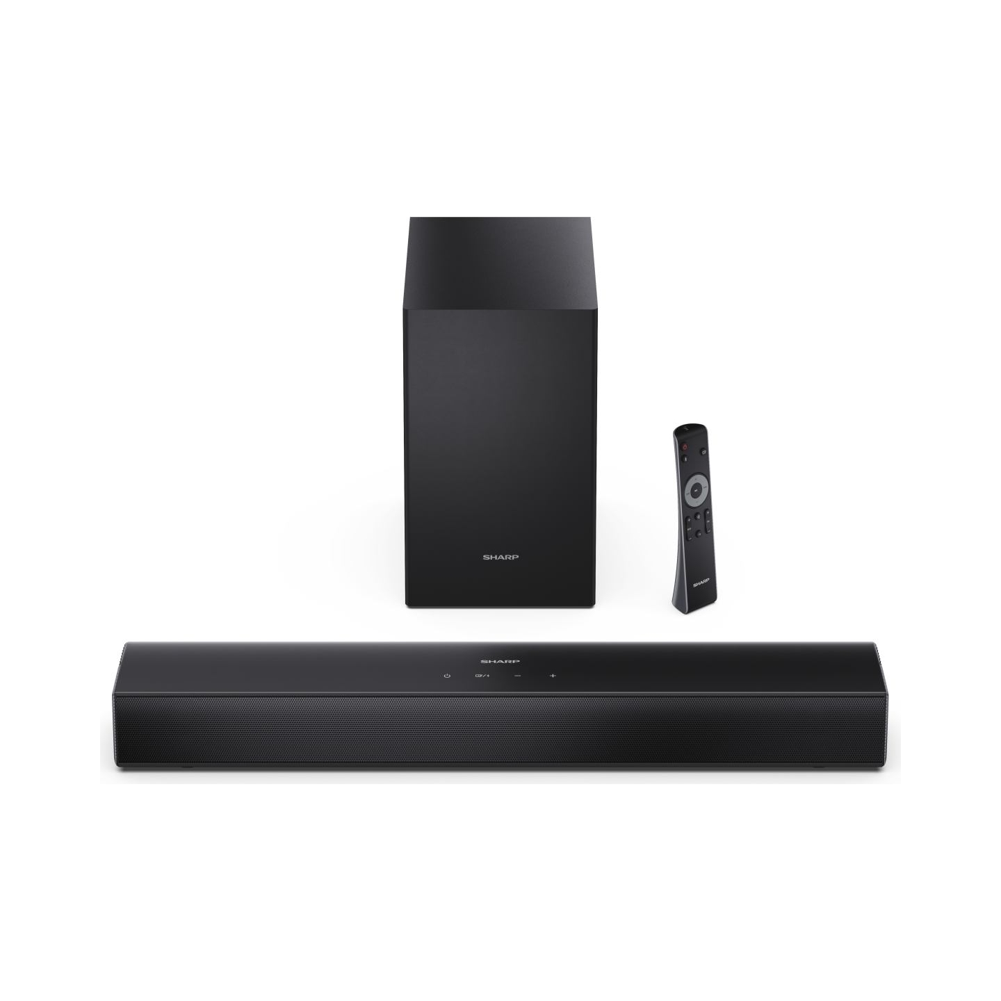 Sharp Compact 2.1 Soundbar with Wireless Subwoofer | HT-SBW121 | 240 W | Bluetooth | Black | Wireless connection
