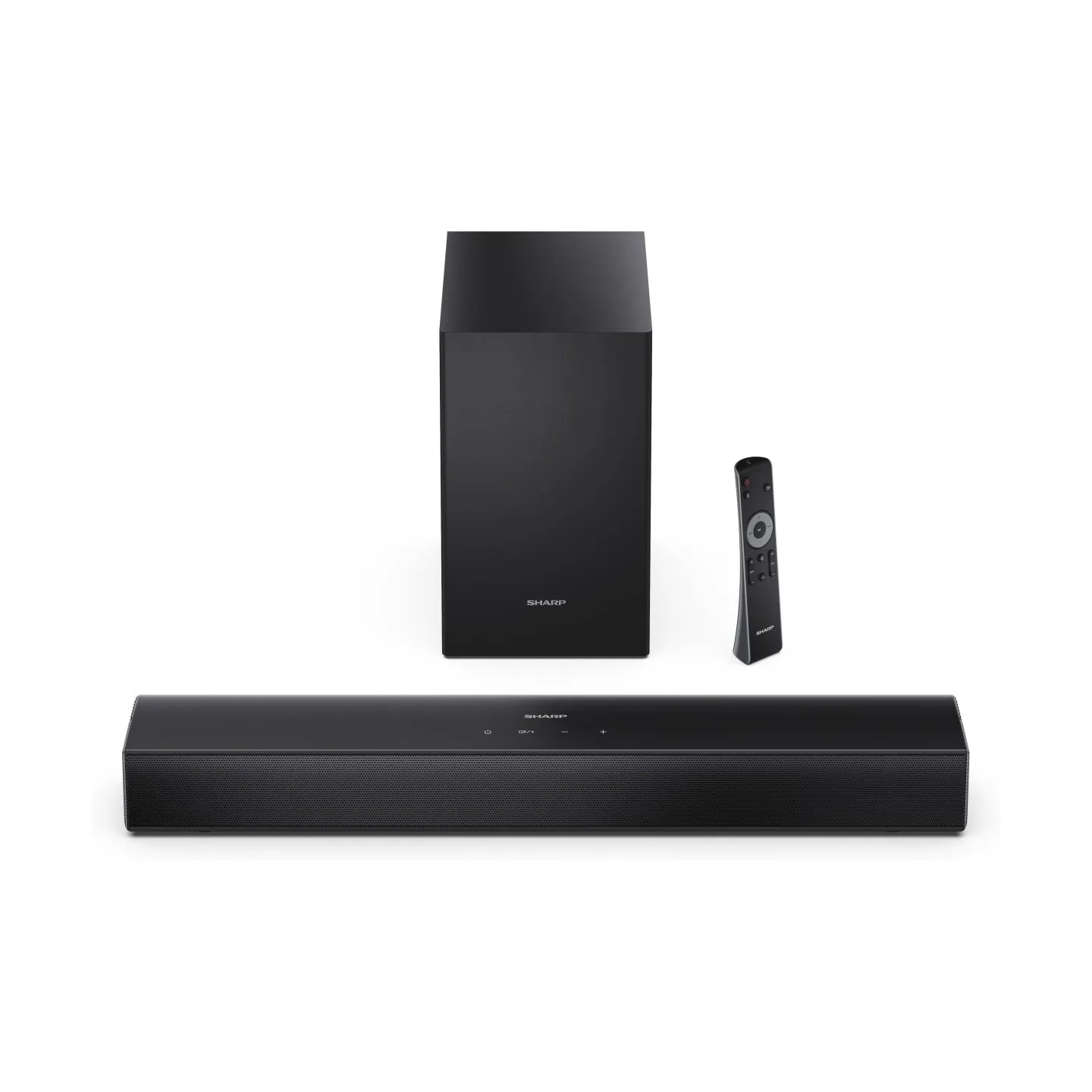 Sharp Compact 2.1 Soundbar with Wireless Subwoofer | HT-SBW121 | 240 W | Bluetooth | Black | Wireless connection