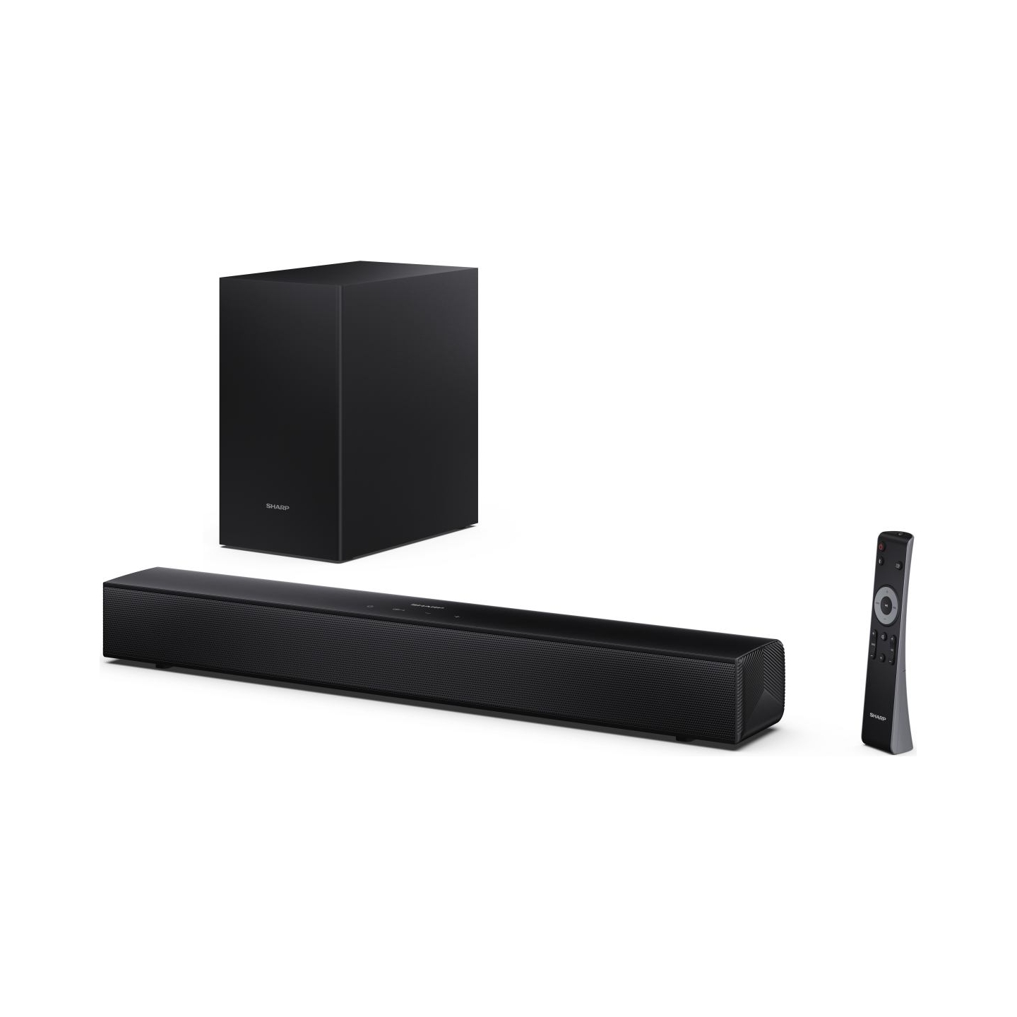 Sharp Compact 2.1 Soundbar with Wireless Subwoofer | HT-SBW121 | 240 W | Bluetooth | Black | Wireless connection