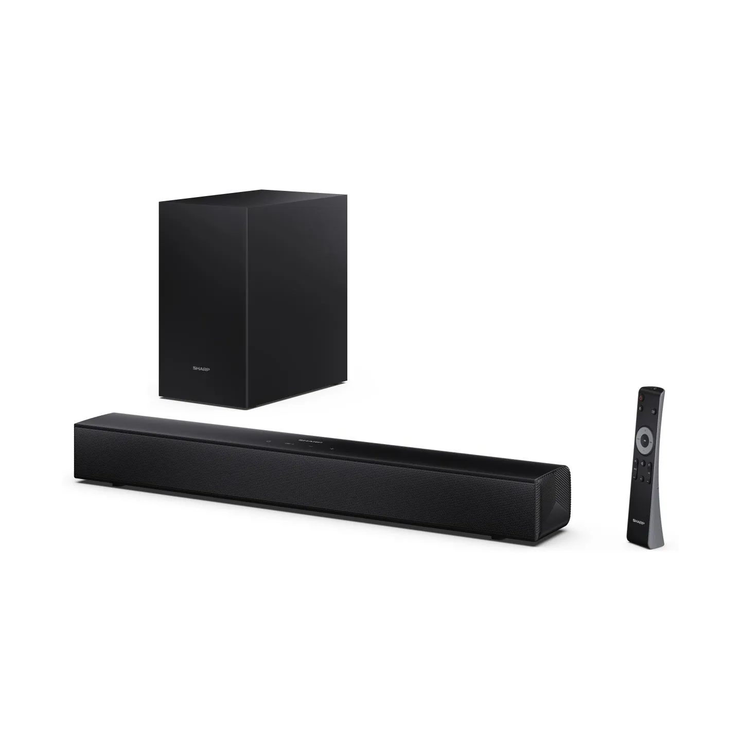 Sharp Compact 2.1 Soundbar with Wireless Subwoofer | HT-SBW121 | 240 W | Bluetooth | Black | Wireless connection