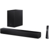 Sharp Compact 2.1 Soundbar with Wireless Subwoofer | HT-SBW121 | 240 W | Bluetooth | Black | Wireless connection