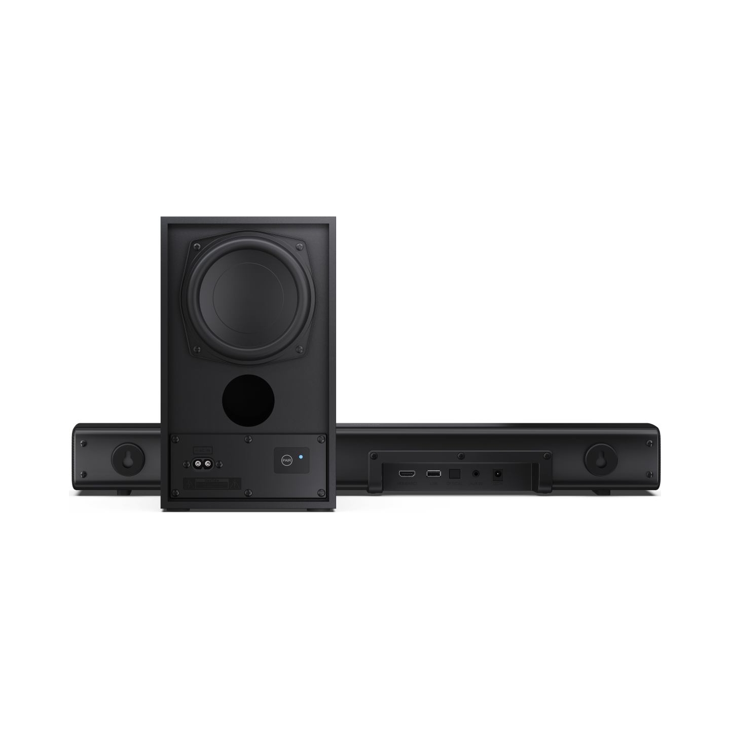 Sharp Compact 2.1 Soundbar with Wireless Subwoofer | HT-SBW121 | 240 W | Bluetooth | Black | Wireless connection