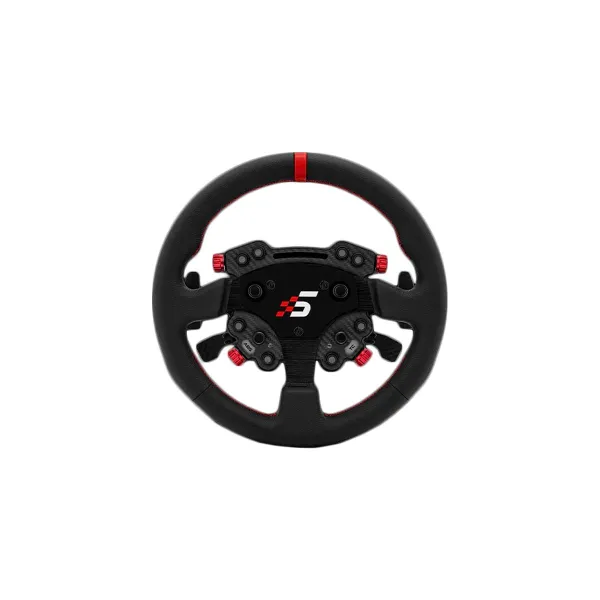 Simagic GT Round 330mm Steering Wheel, GT Pro Hub(K), QR50, leather, S207