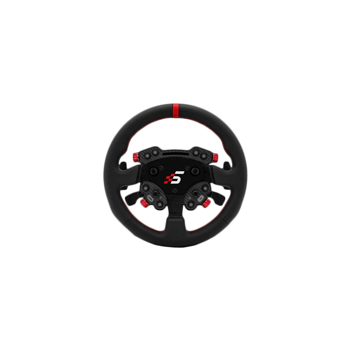 Simagic GT Round 330mm Steering Wheel, GT Pro Hub(K), QR50, leather, S207
