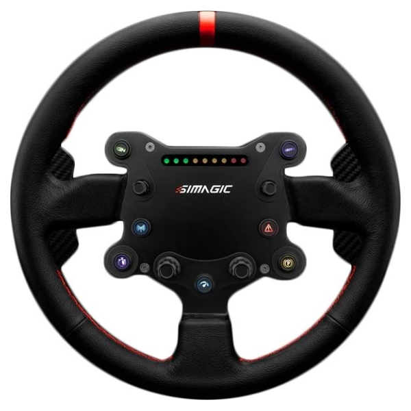 Simagic GT Sport Steering Wheel 300 mm, QR50, Shifters, leather, S201