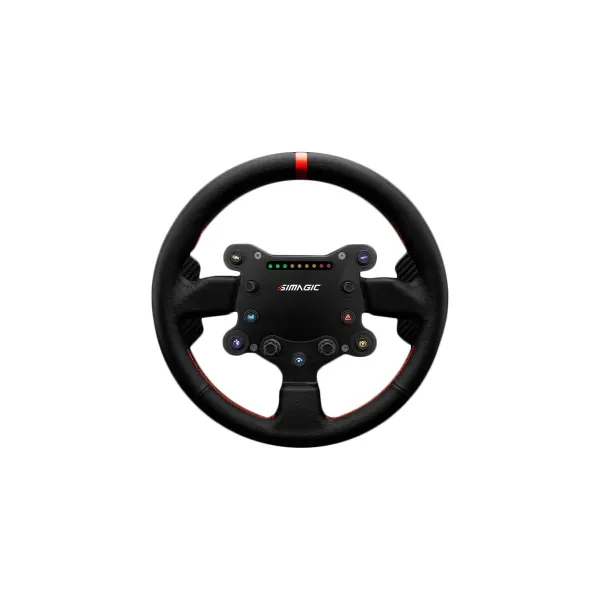 Simagic GT Sport Steering Wheel 300 mm, QR50, Shifters, leather, S201