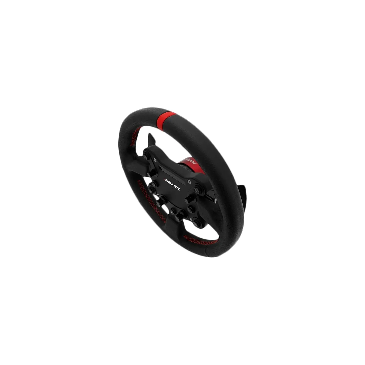 Simagic GT Sport Steering Wheel 300 mm, QR50, Shifters, leather, S201