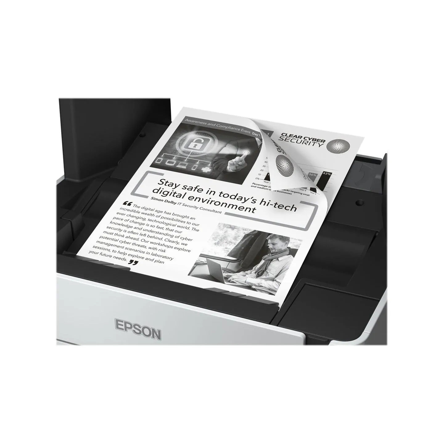 Epson | 3 in 1 printer | EcoTank M2170 | Inkjet | Mono | All-in-one | A4 | Wi-Fi | White